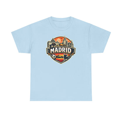 Madrid Skyline Soccer Crest T-Shirt