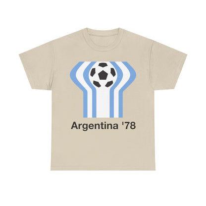 Argentina '78 Soccer T-Shirt — Retro World Cup Football Tee