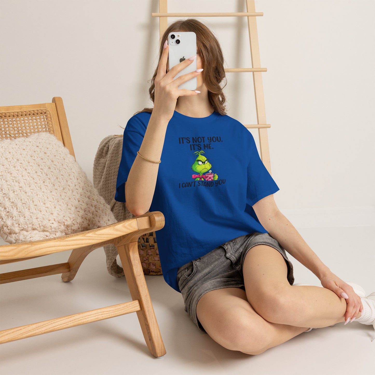 Grumpy Grinch Tee – "It's Not You. It's Me. I Can't Stand You" Christmas Shirt
