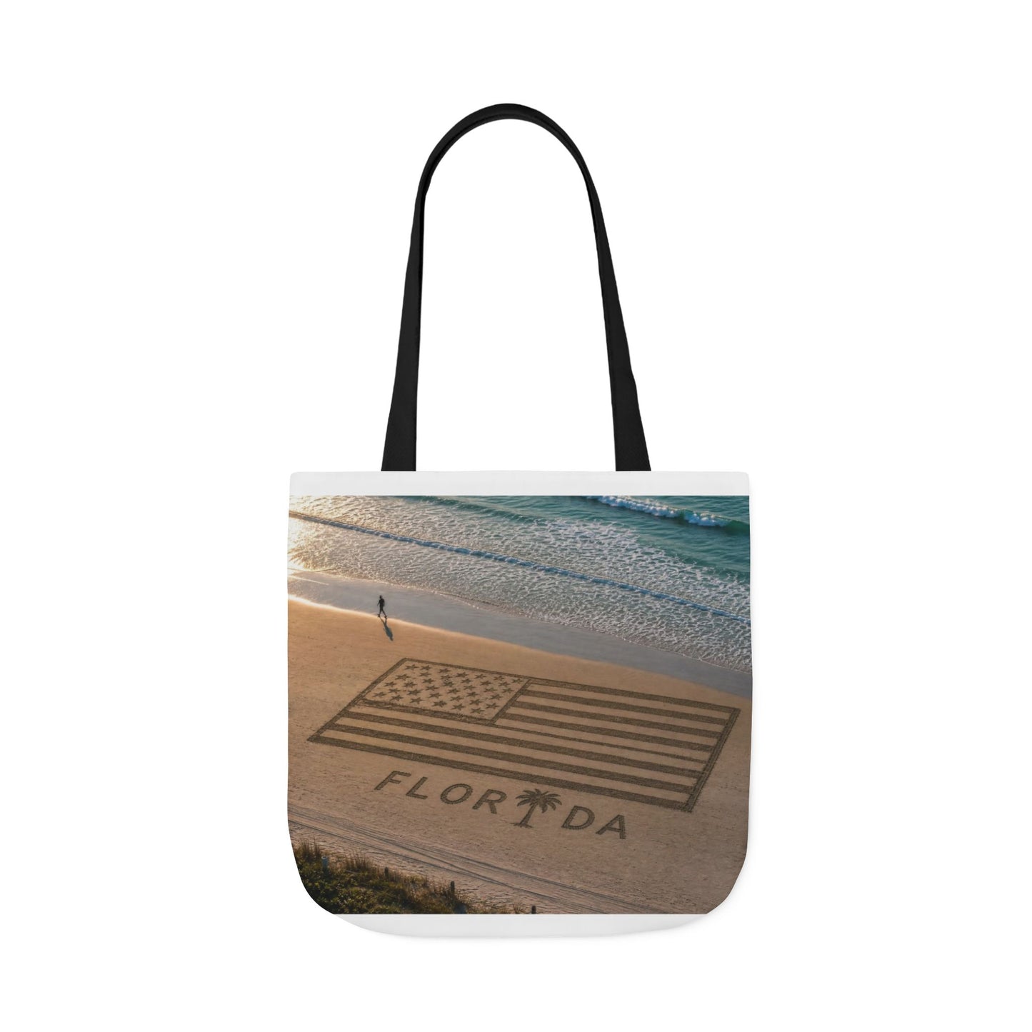 Florida Canvas Tote Bag, 5-Color Straps