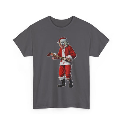 Santa Skeleton Guitar T-Shirt