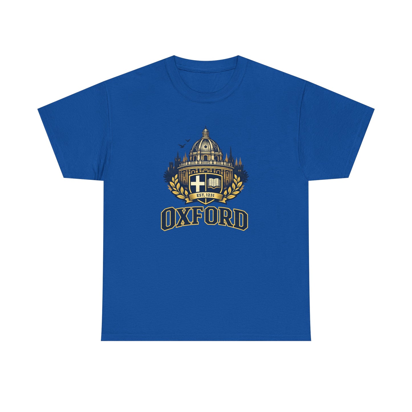 Oxford Crest T-Shirt — Vintage University Graphic Tee
