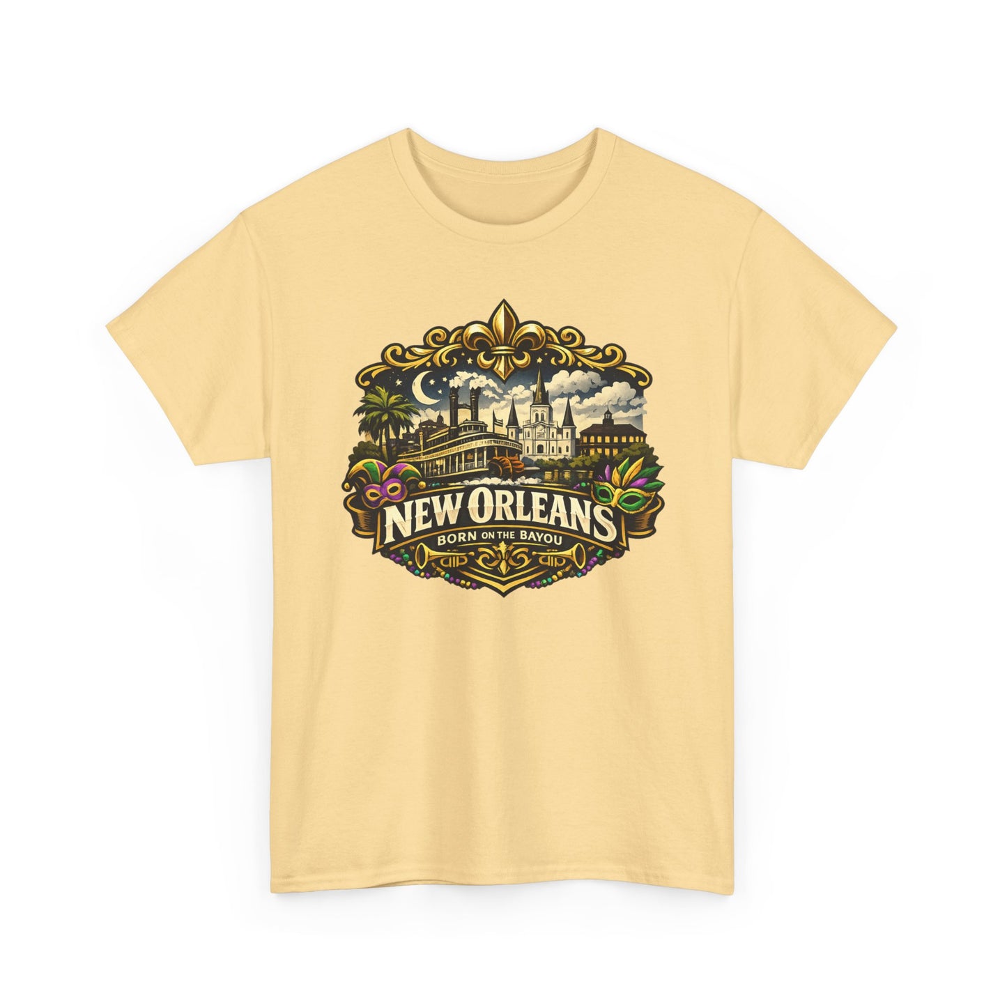 New Orleans Vintage Badge Tee — Crescent City Souvenir T-Shirt
