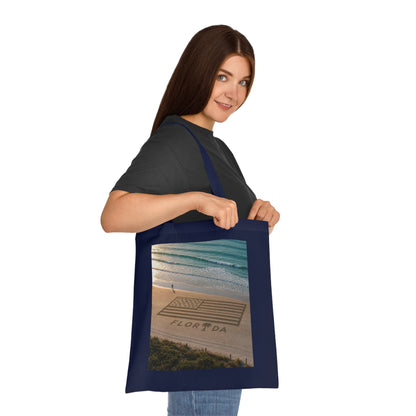 Florida Beach 100% Cotton Tote Bag