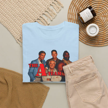 A-Team Graphic Tee — Retro TV Series Logo & Character Poster T-Shirt