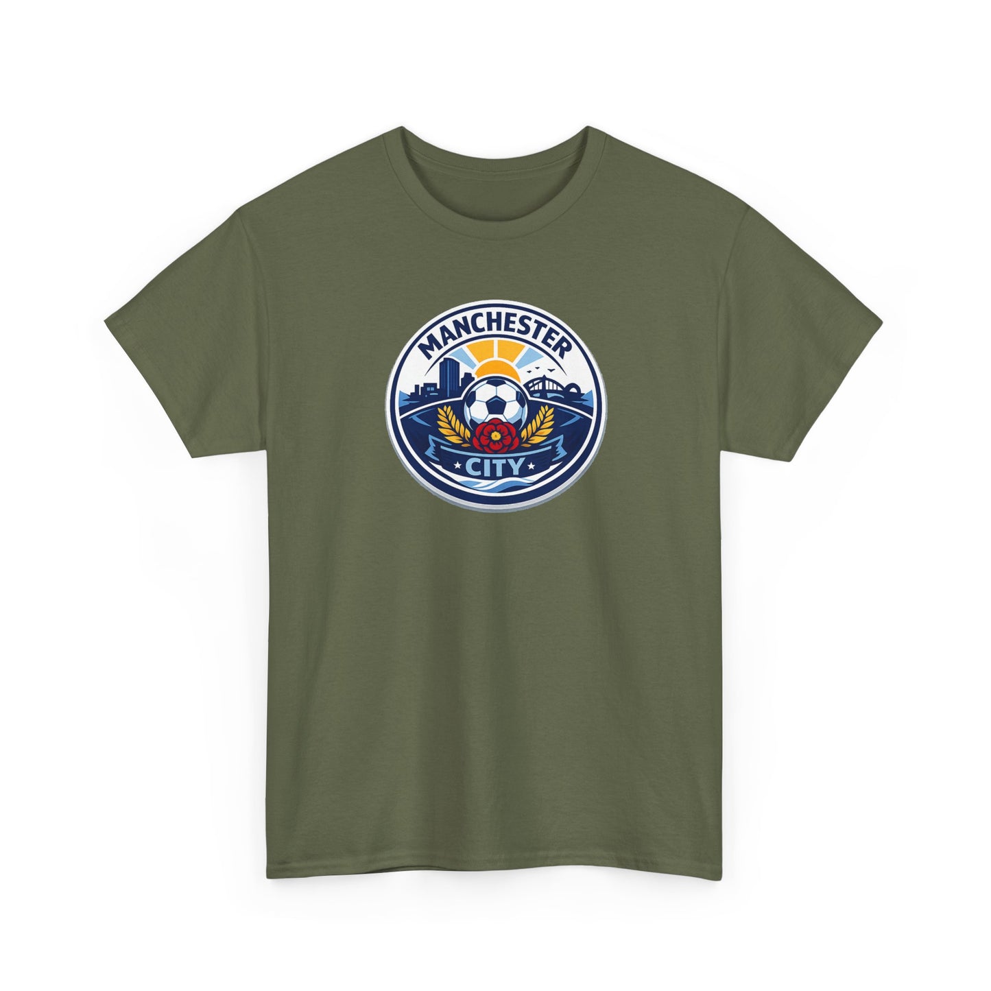Manchester City Crest T-Shirt — Soccer Fan Tee