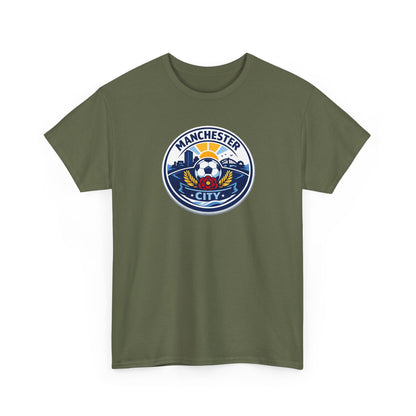 Manchester City Crest T-Shirt — Soccer Fan Tee