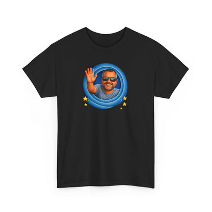 T-Shirt — "That's All, Folks!" Waving Portrait Graphic Tee