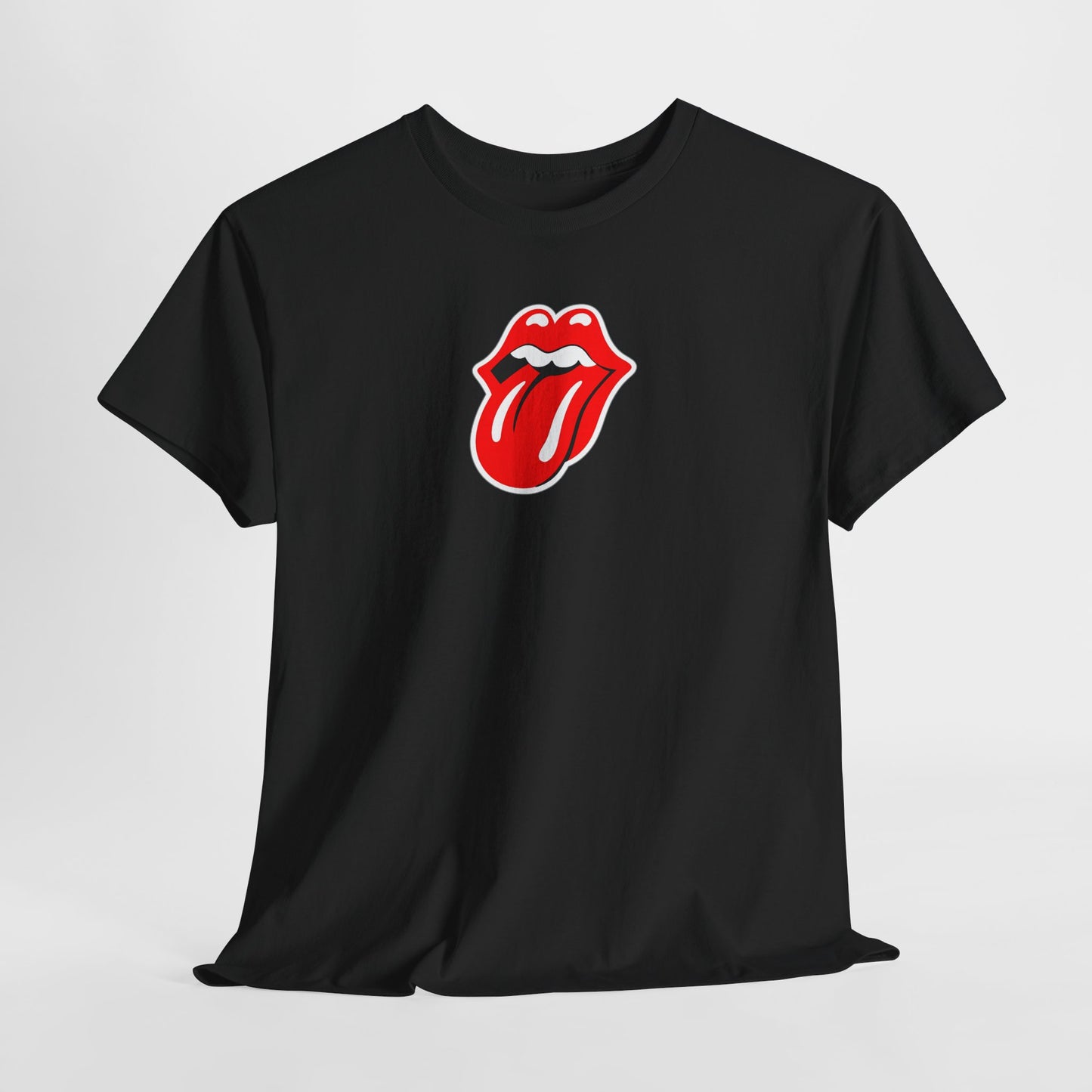 Rock Retro Red Tongue and Lips Graphic Tee