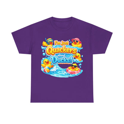 I'm Just Quackers About Ducks! Cute Rubber Duck Pool Tee