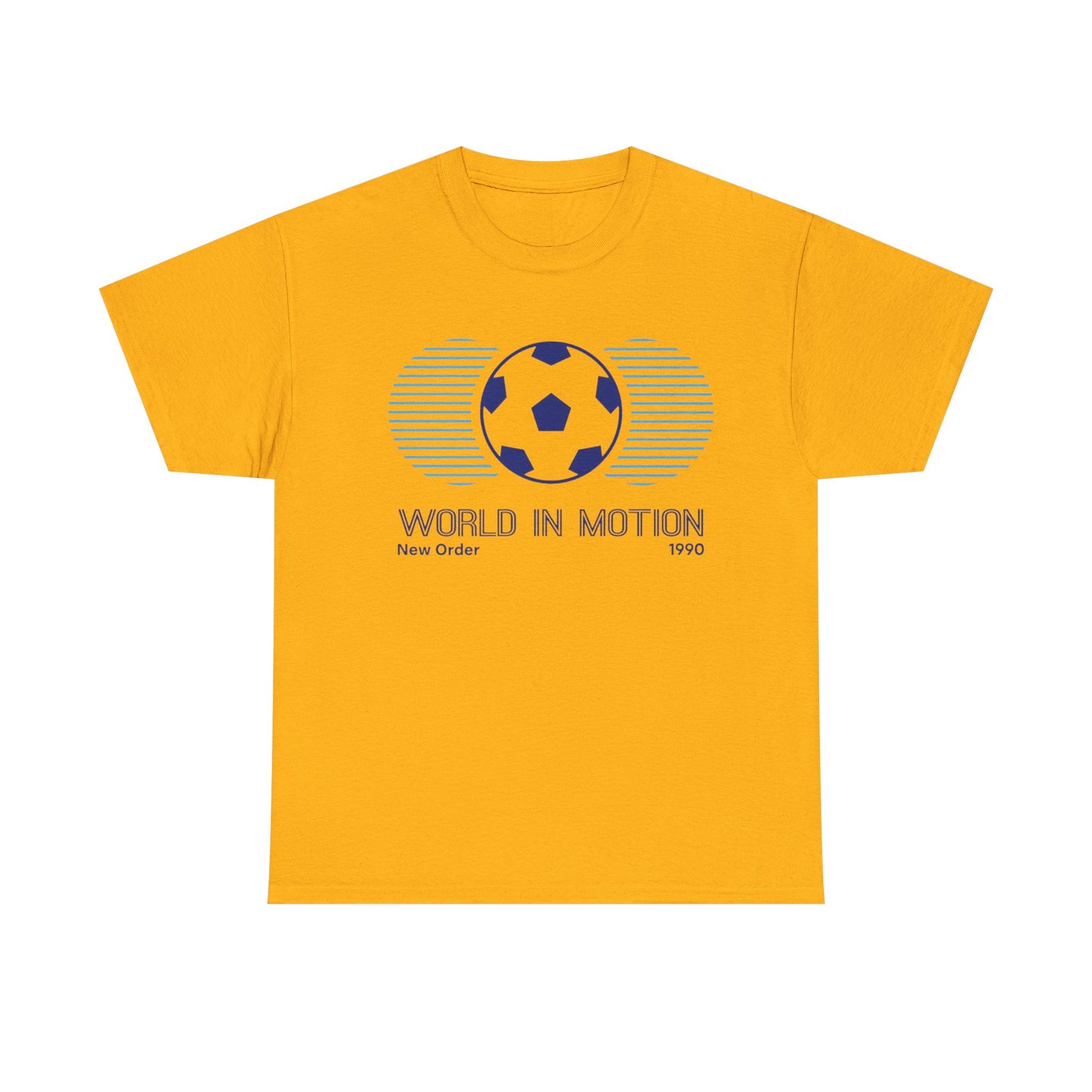Soccer 'World in Motion' T‑Shirt — Retro Football Graphic Tee