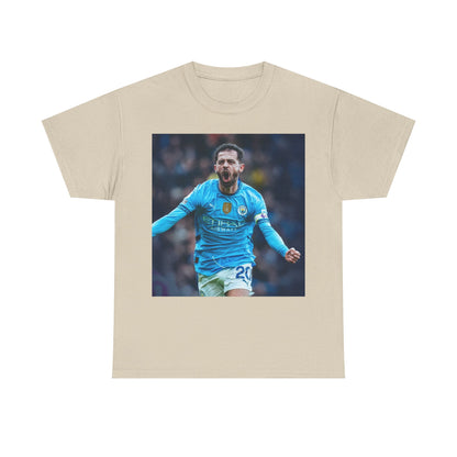 Bernardo Silva Tribute Tee – Inspirational Letter & Celebrating Goal Moment