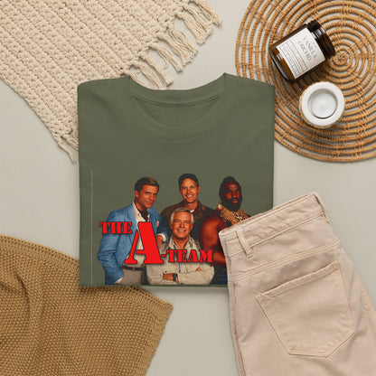 A-Team Graphic Tee — Retro TV Series Logo & Character Poster T-Shirt