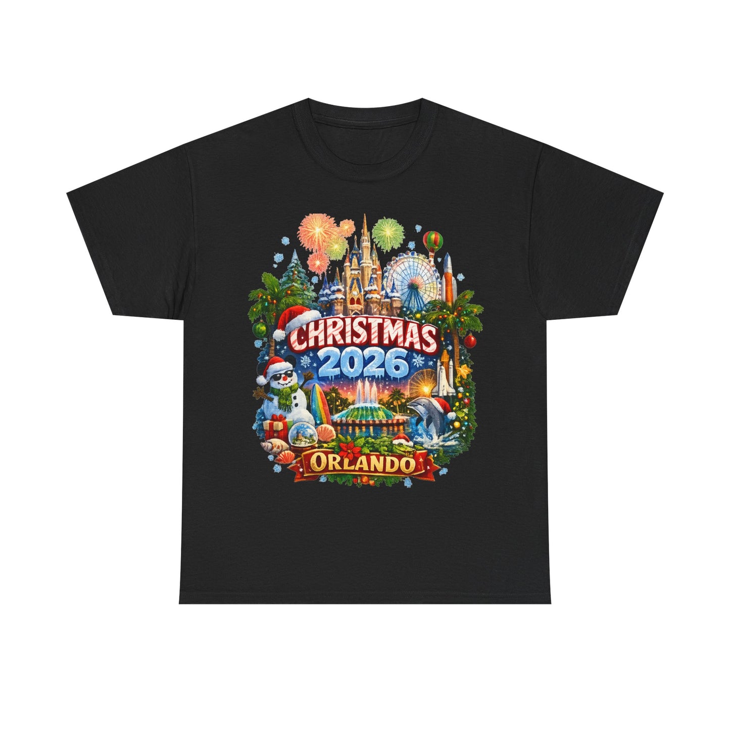 Christmas 2026 Orlando T-Shirt — Holiday Theme Park Souvenir Tee