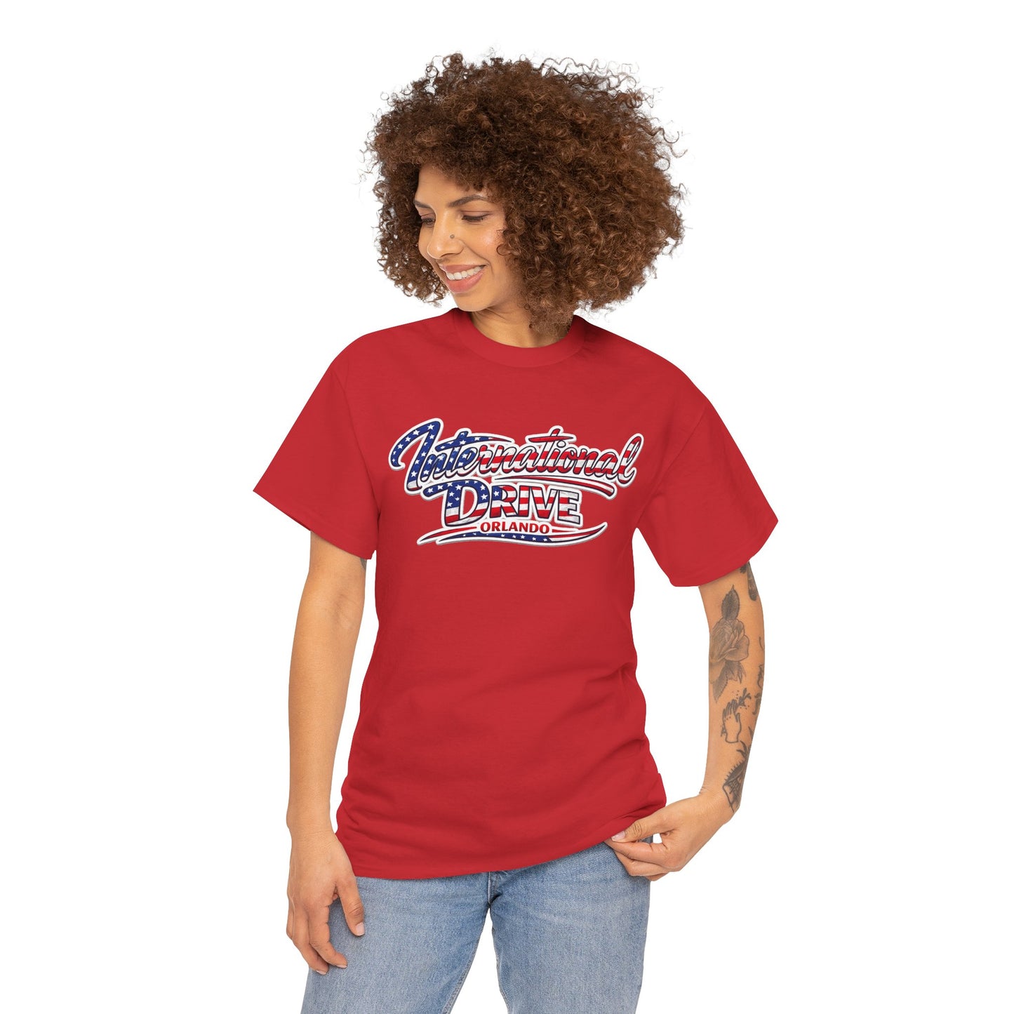 International Drive Orlando Unisex Heavy Cotton Tee