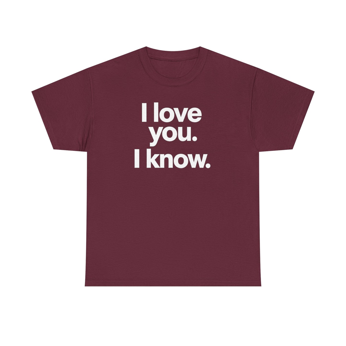 I Love You I Know Saying T‑Shirt from Star Wars
