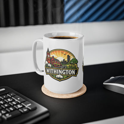 Withington Manchester Ceramic Coffee Cups, 11oz, 15oz