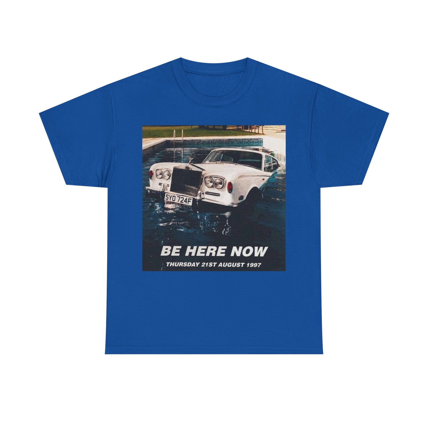 Oasis Be Here Now Vintage Graphic Tee — Retro Aesthetic T‑Shirt (Thursday 21st August 1997)