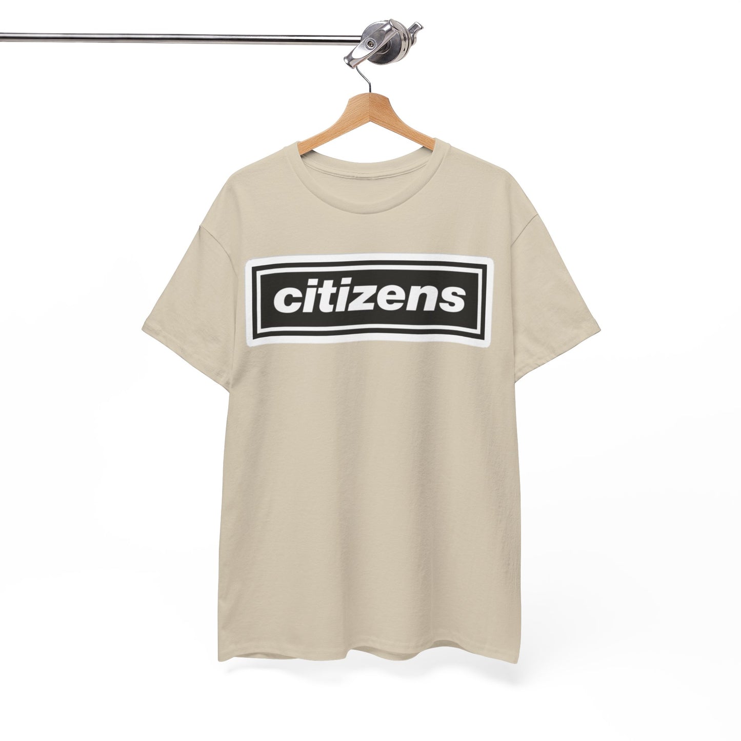 Citizens Manchester City Logo T-Shirt — Minimal Retro Box-Logo Tee