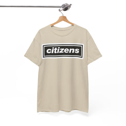 Citizens Manchester City Logo T-Shirt — Minimal Retro Box-Logo Tee