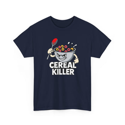 Cereal Killer Graphic Tee — Funny Breakfast Cartoon T‑Shirt