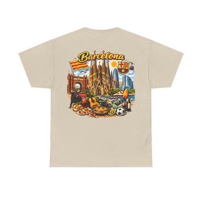 Barcelona Souvenir T‑Shirt — Vintage City Collage Tee