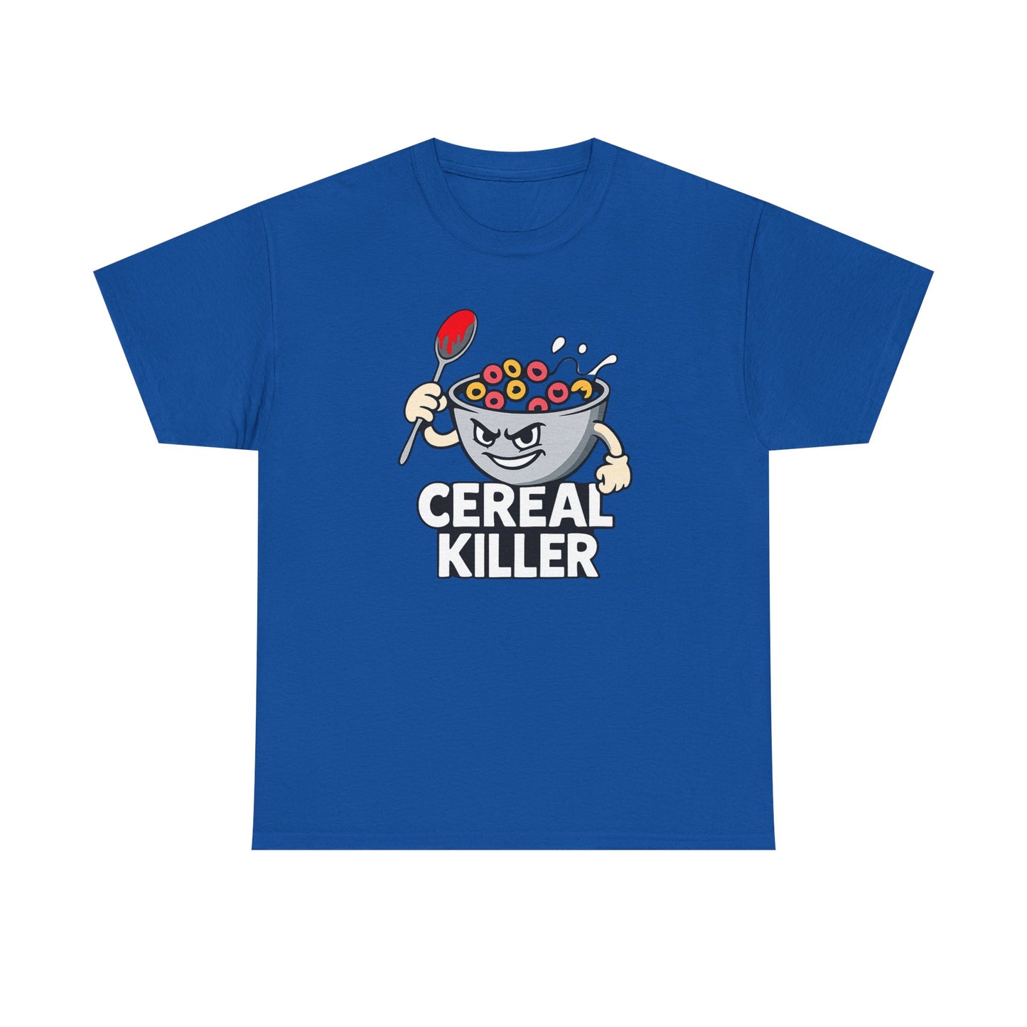 Cereal Killer Graphic Tee — Funny Breakfast Cartoon T‑Shirt