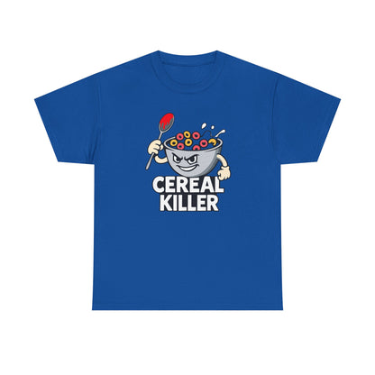 Cereal Killer Graphic Tee — Funny Breakfast Cartoon T‑Shirt