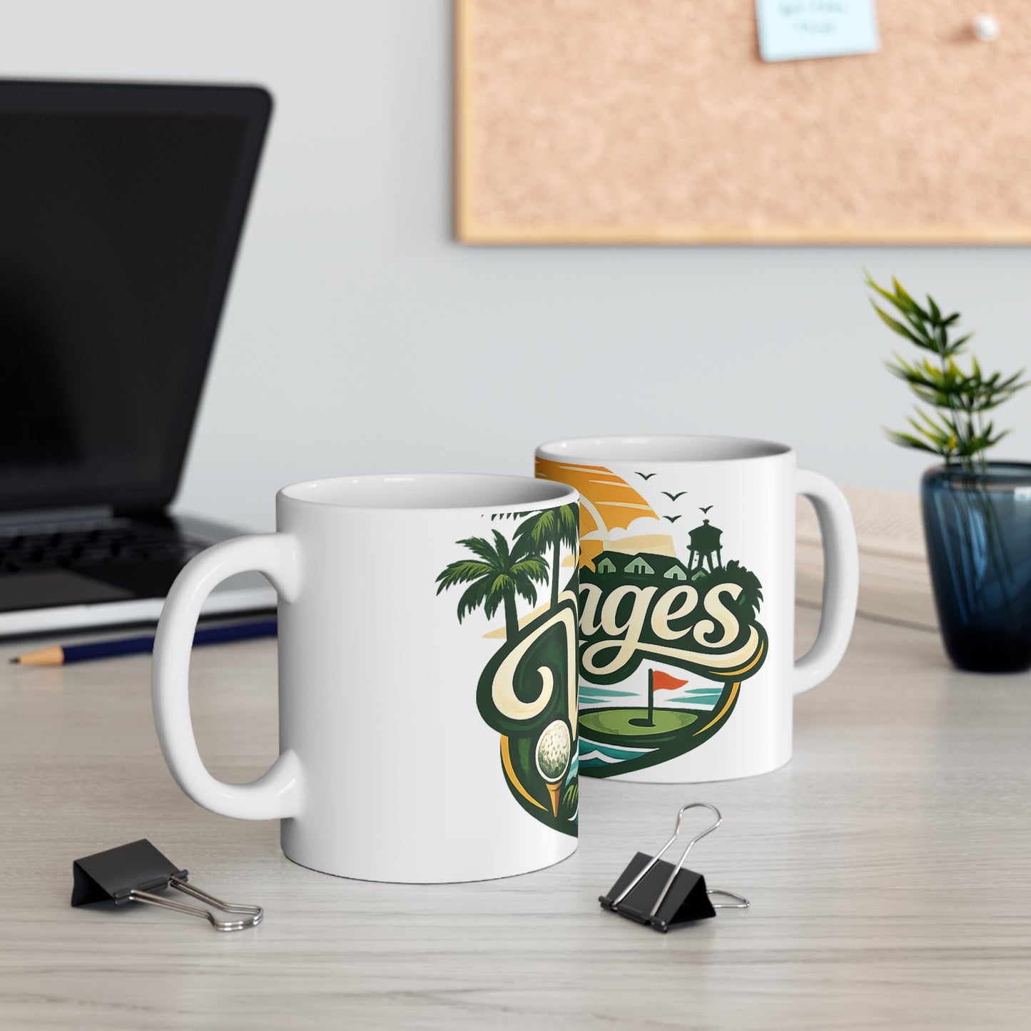 The Villages of Florida Ceramic Coffee Cups, 11oz, 15oz