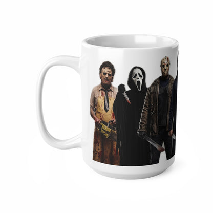 Horror Icon Mug — Classic Movie Slasher Characters 11oz/15oz