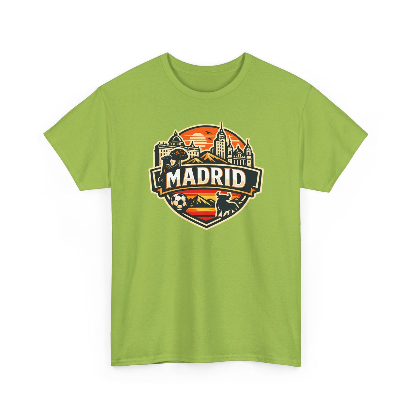 Madrid Skyline Soccer Crest T-Shirt
