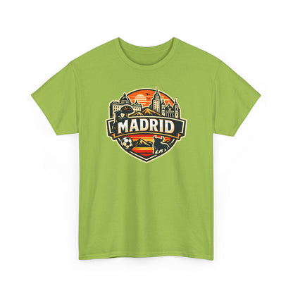 Madrid Skyline Soccer Crest T-Shirt
