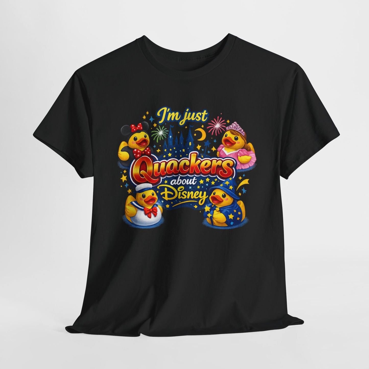 Quackers About Disney Rubber Duck Tee — "I'm Just Quackers About Disney" Graphic T-Shirt