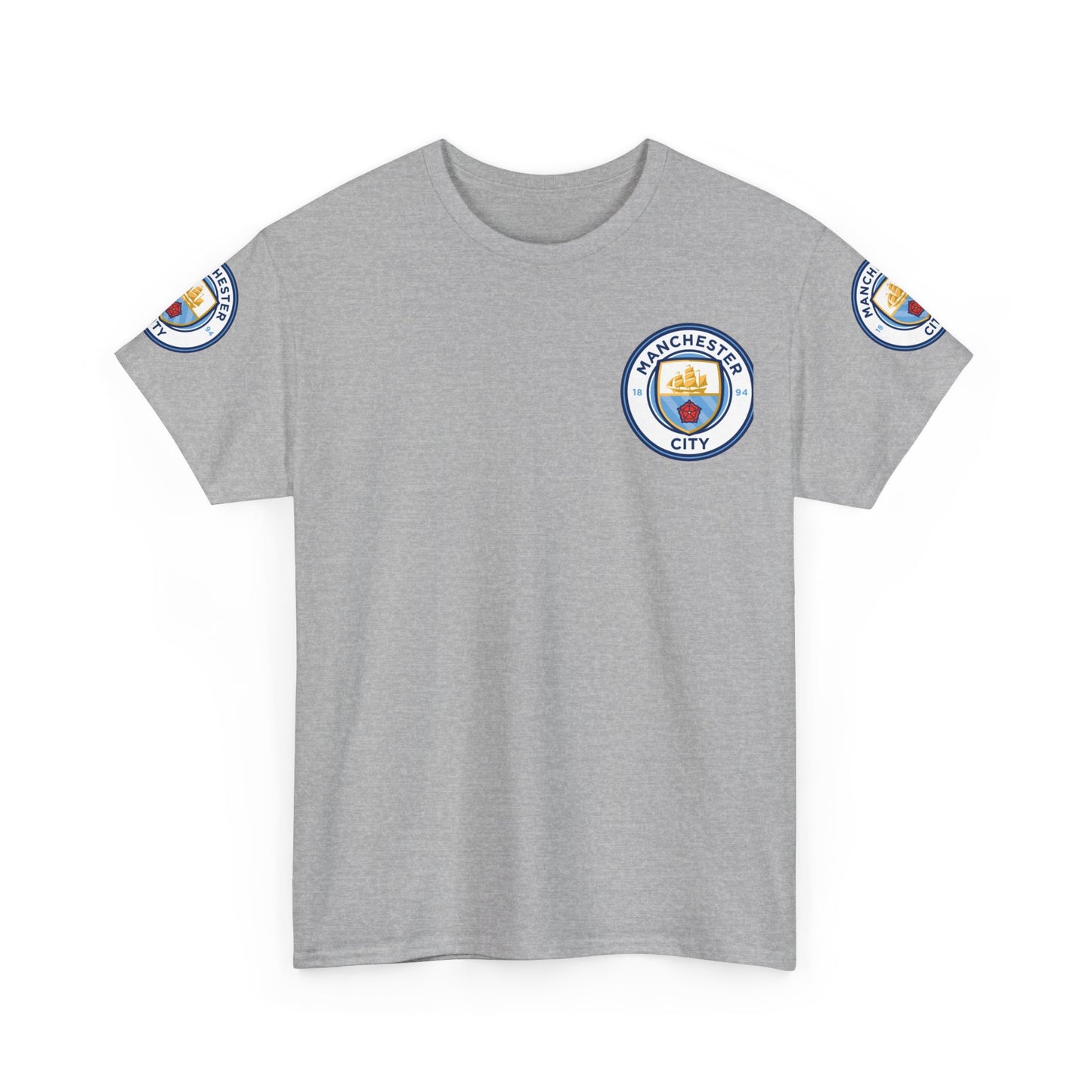 Manchester City Crest T-Shirt — Football Club Logo Tee