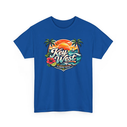 Key West Florida Keys T‑Shirt — Tropical Sunset Palm Beach Souvenir Tee