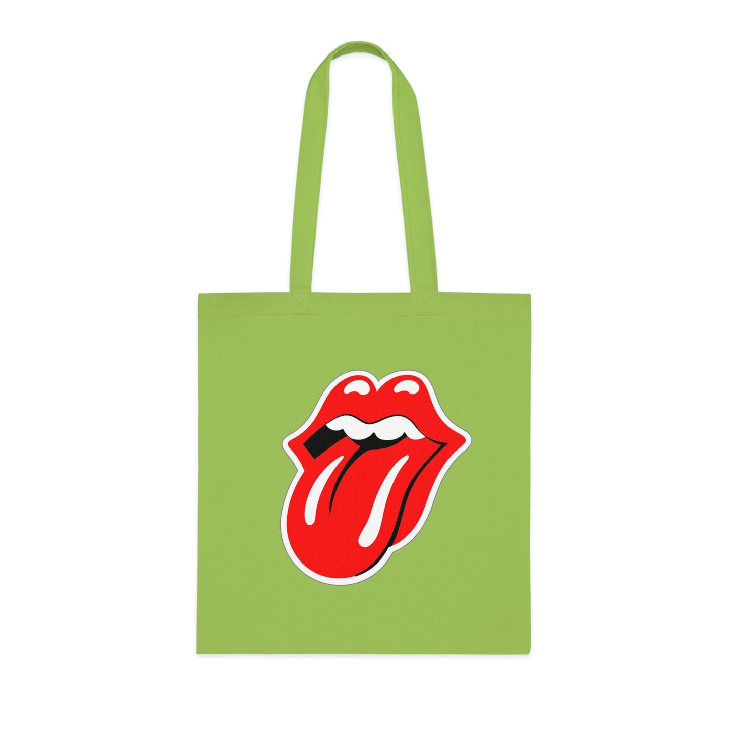 Rock Red Tongue Graphic Tote Bag