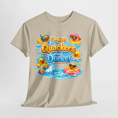 I'm Just Quackers About Ducks! Cute Rubber Duck Pool Tee