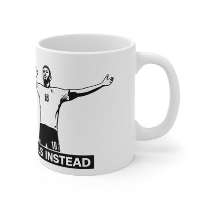 Kane & Bellingham Soccer Players 'I'm Loving Angels' Ceramic Coffee Mug — 11oz & 15oz