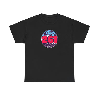Piccadilly Radio '261' Logo T‑Shirt — Vintage Unofficial Radio Station Graphic Tee