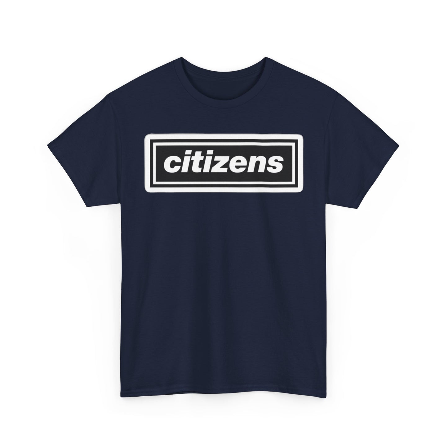 Citizens Manchester City Logo T-Shirt — Minimal Retro Box-Logo Tee