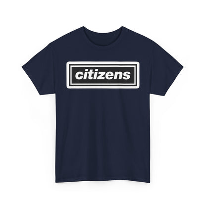 Citizens Manchester City Logo T-Shirt — Minimal Retro Box-Logo Tee