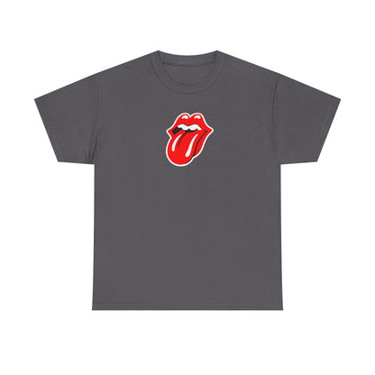 Rock Retro Red Tongue and Lips Graphic Tee