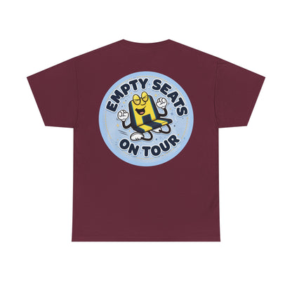 Manchester City T‑Shirt — "Empty Seats On Tour" Cartoon Seat Graphic Tee