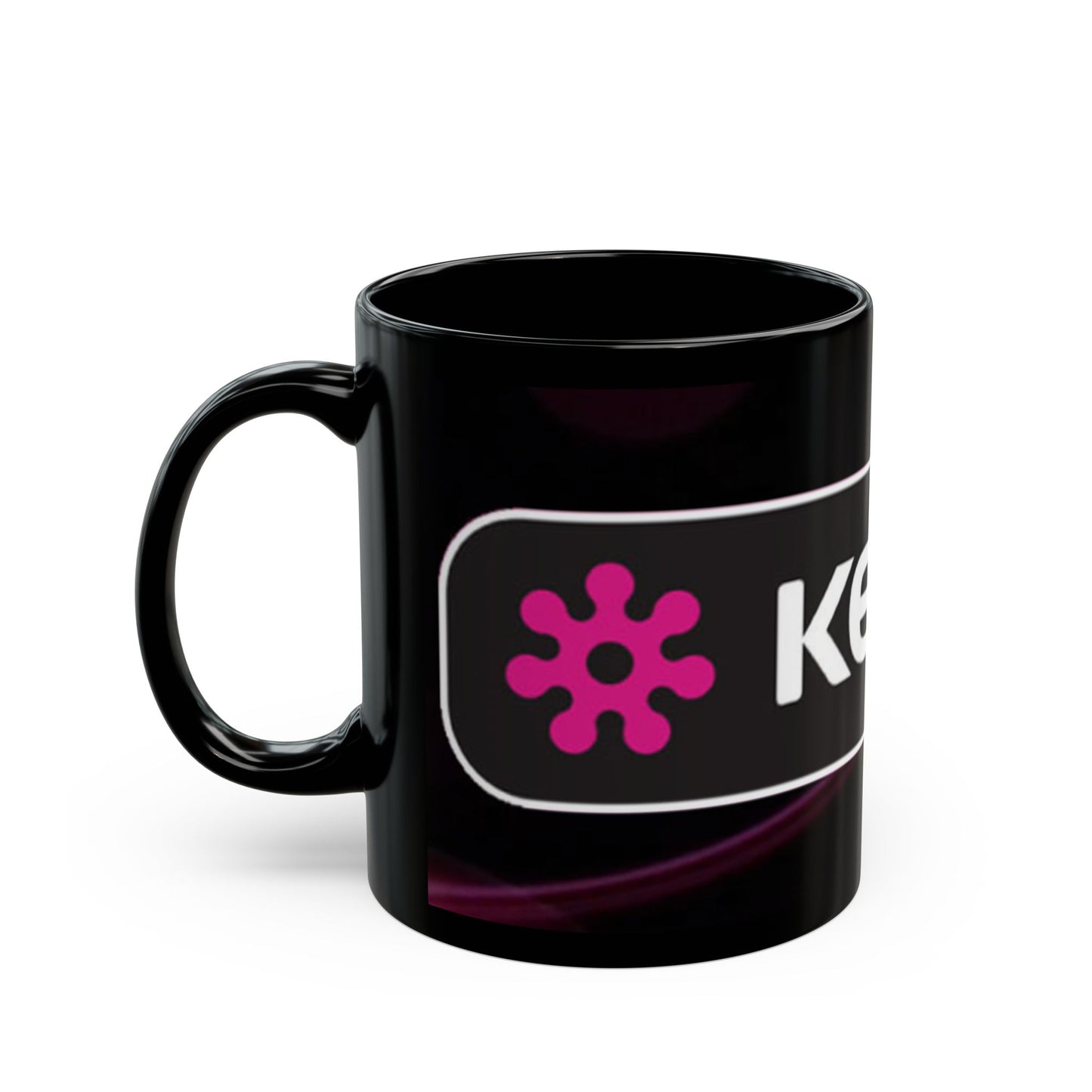Key 103 Black Coffee Mug – Retro Radio Logo 11oz/15oz