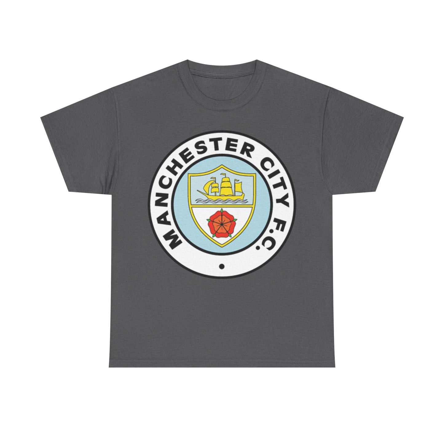 Manchester City F.C. Retro Crest T-Shirt – Retro Football Fan Tee