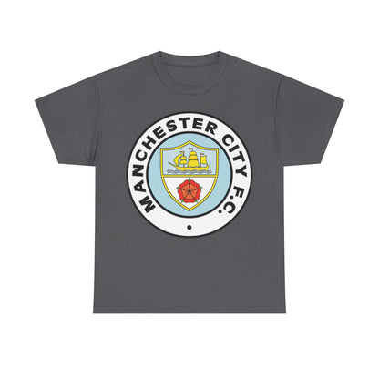 Manchester City F.C. Retro Crest T-Shirt – Retro Football Fan Tee