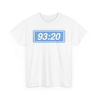 Manchester City 93:20 Tee — Minimal Retro Graphic T‑Shirt