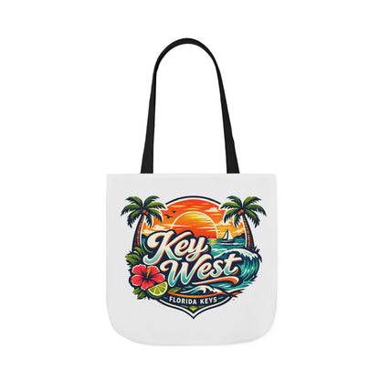 Key West Sunset Canvas Tote