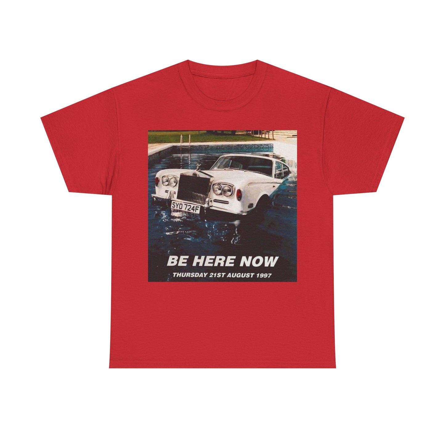 Oasis Be Here Now Vintage Graphic Tee — Retro Aesthetic T‑Shirt (Thursday 21st August 1997)