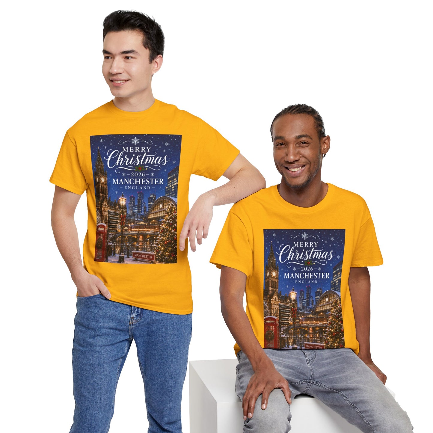 Manchester Christmas Tee — Merry Christmas 2026 Holiday T‑Shirt